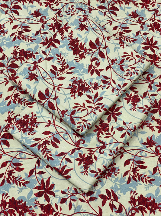 FLORAL PRINTED 2PC D-49