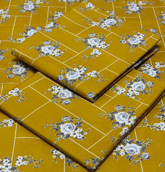 FLORAL PRINTED 2PC D-11