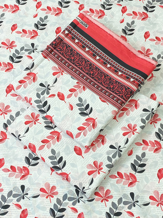 FLORAL PRINTED 2PC D-38