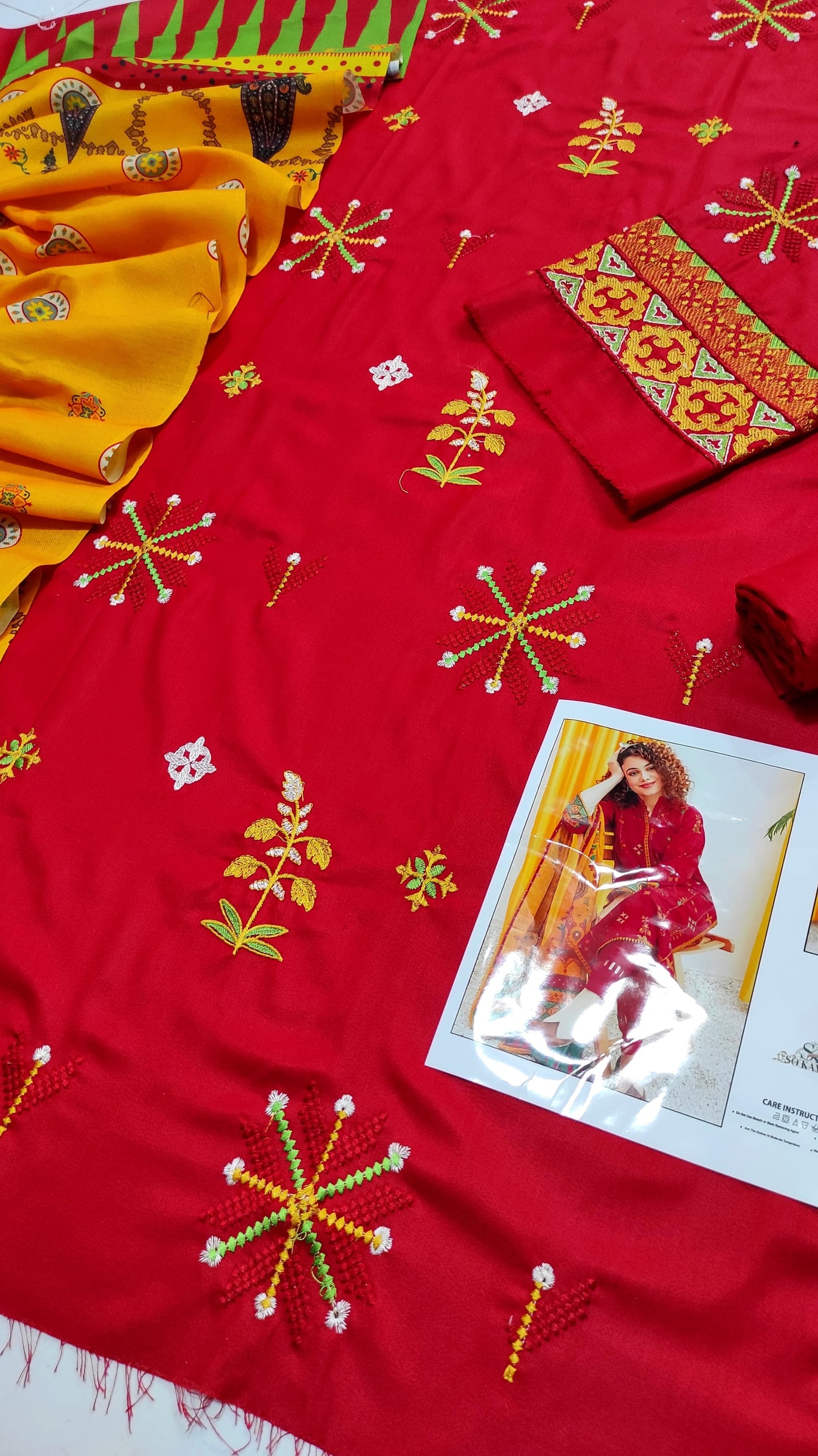 ASLING DHANAK 3PC | EMBROIDERY | D#3210