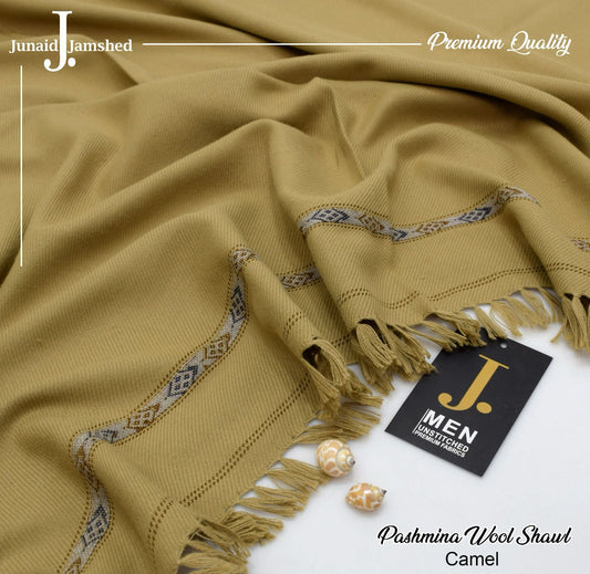 J. GENTS WOOL SHAWL "Camel"