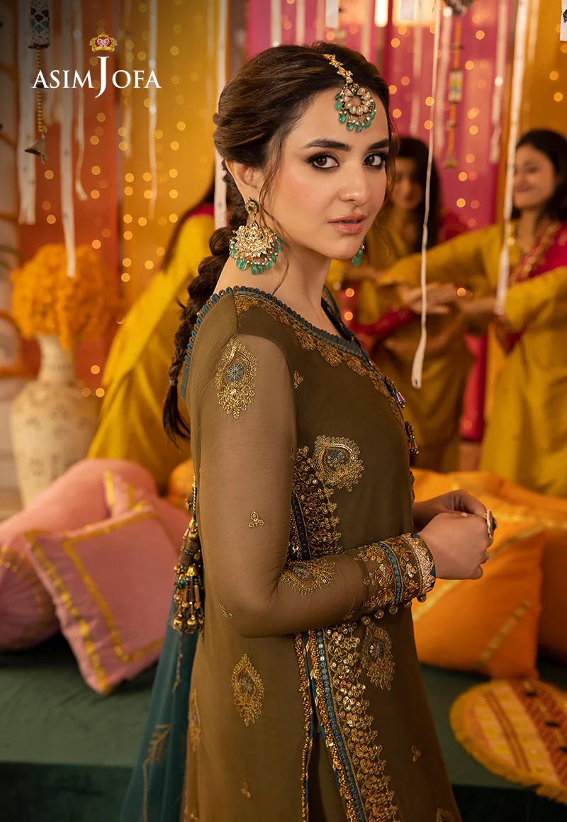 AJ-16 EMBROIDERED CHIFFON 3 PCS